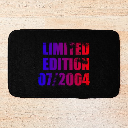 21st birthday Limited Edition 07/2004 Bath Mats