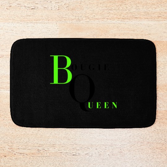 Bougie Queen Lime&Black Bath Mats