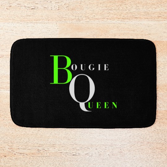 Bougie Queen Lime& Gray Bath Mats