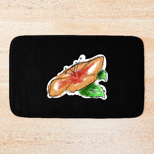 Hibiscus Flower Bath Mats