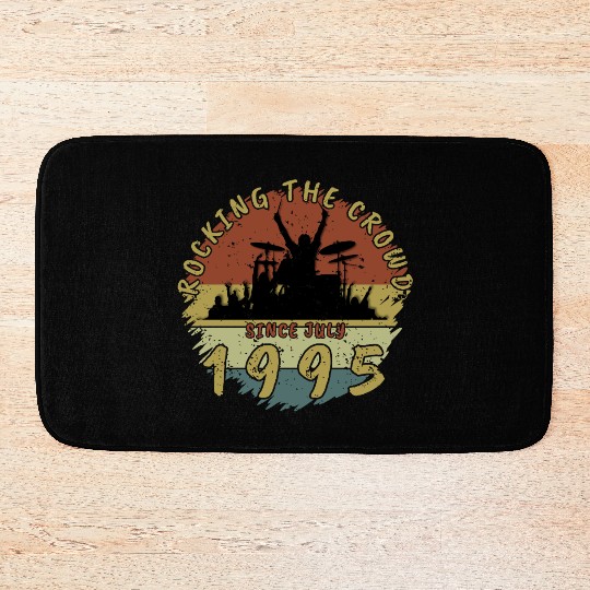 30th Birthday Rocking the crowd DRM 07/1995 Bath Mats