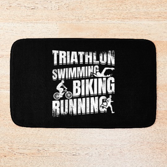 Triathlon Swim Run Cycle Bath Mats