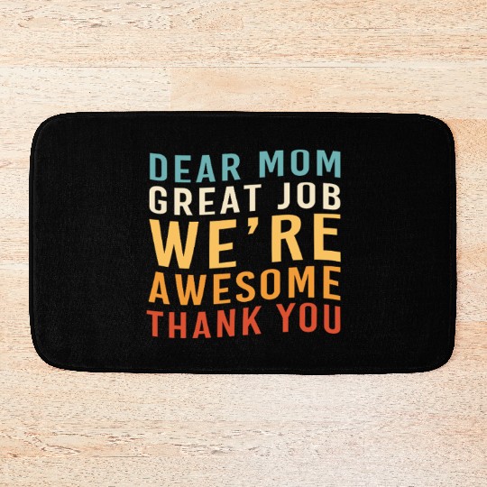 Single Mom Mothers Day Single Parent Bath Mats