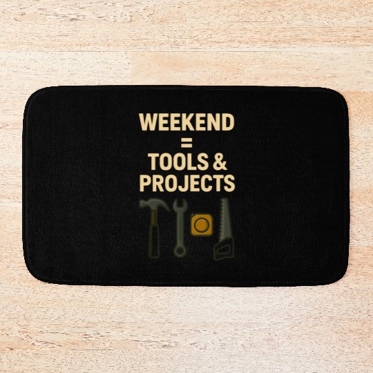 Weekend = Tools & Projects Bath Mats