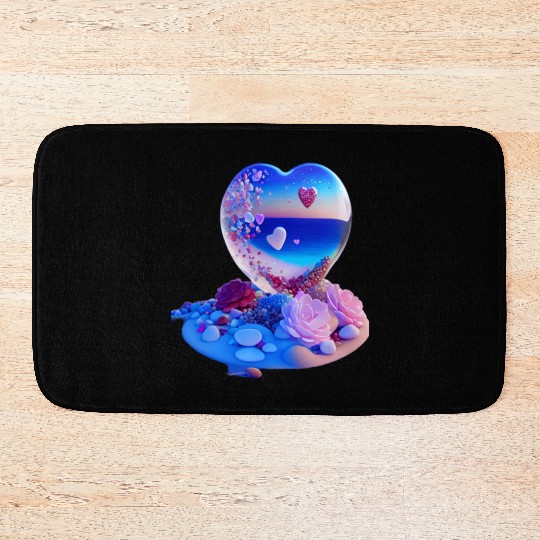 Love's Deepest Reflection Bath Mats