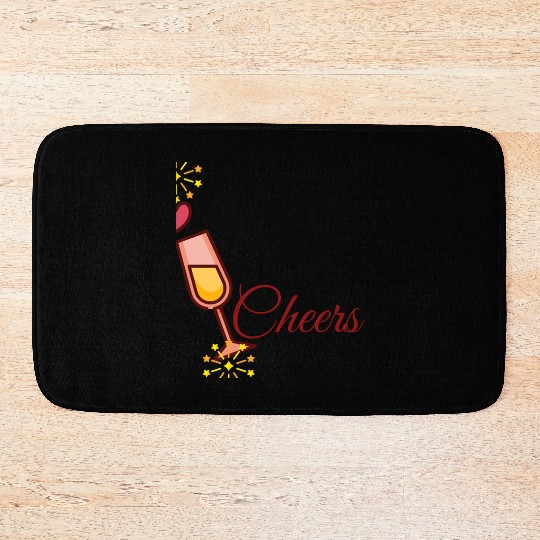 Unisex Bath Mats – Fun Party Vibes Bath Mats for couple