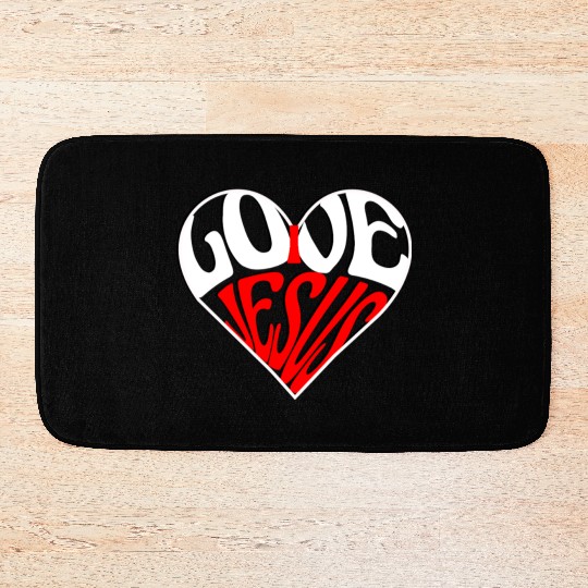 I love Jesus Bath Mats