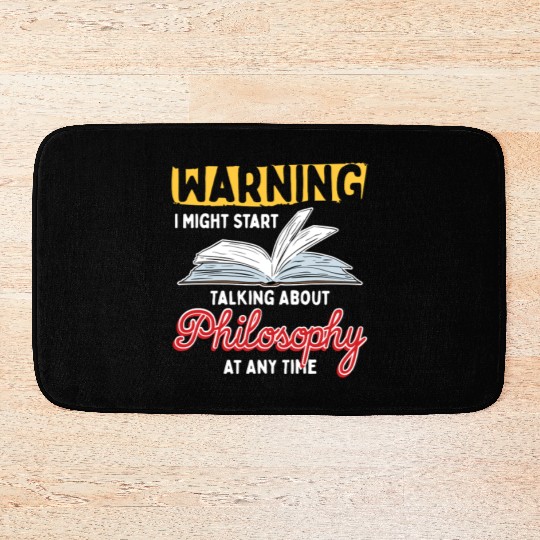 Talking About Philosophy Philosopher Design Bath Mats