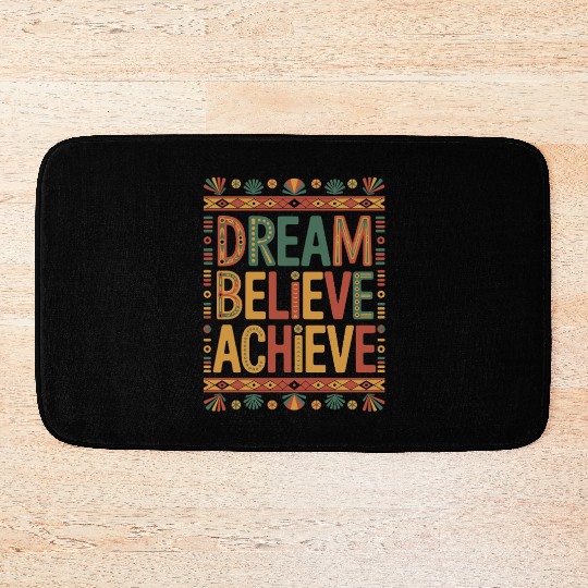 Dream Believe Archive, Juneteenth Celebration Bath Mats