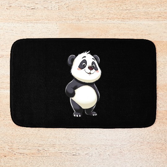 Funny Panda 1 Bath Mats