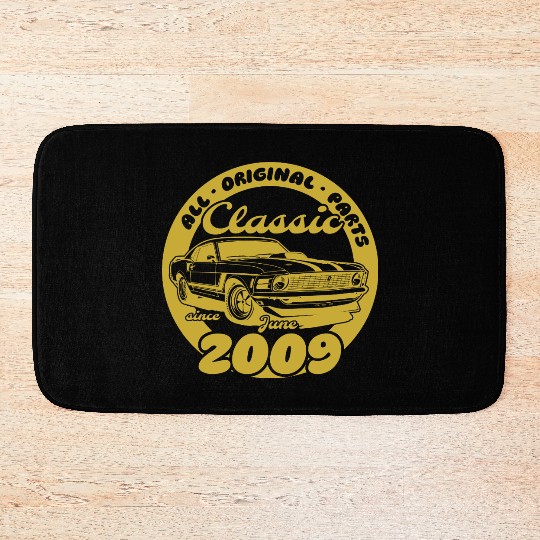 16th birthday Musclecar - Classic since 06/2009 Bath Mats
