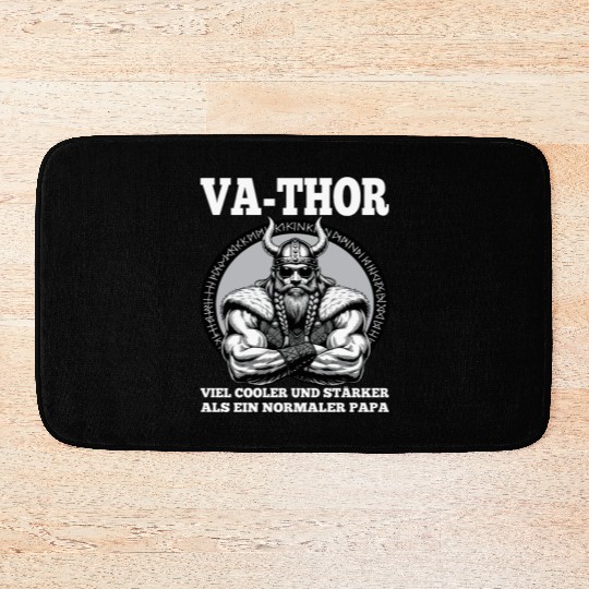 Viking Warrior Man Odin Thor Norman Walhalla Bath Mats