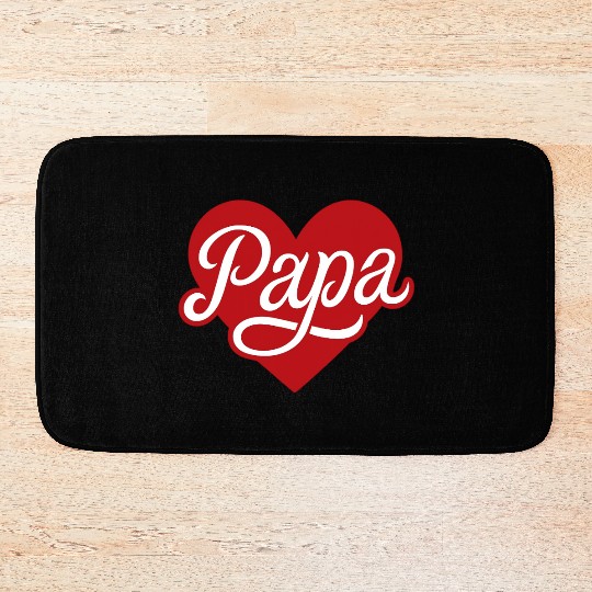 Father's Day gift "papa" Bath Mats