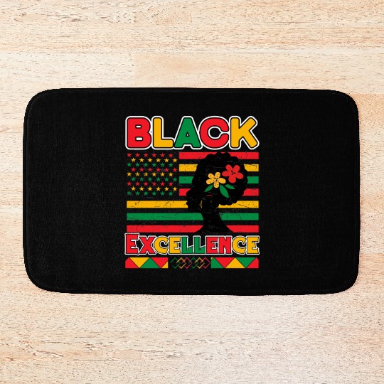 Black Pride Black Excellence Juneteenth Bath Mats