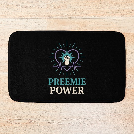 NICU Parent Pride Preemie Warrior Neonatal Bath Mats