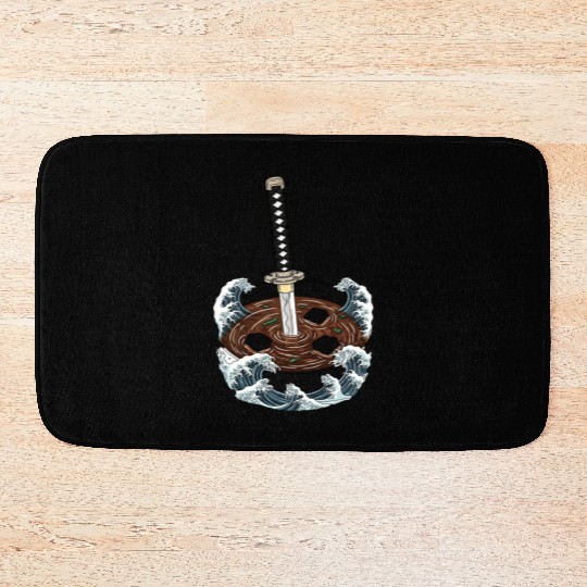 Katana Miso Bowl: Samurai Soup Bath Mats