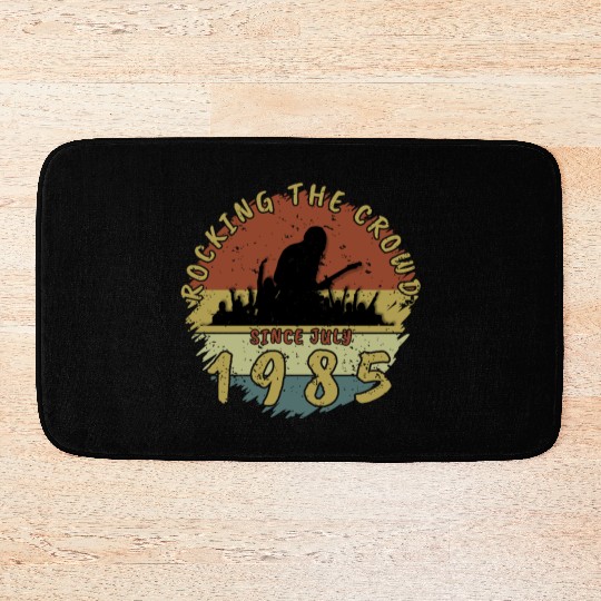 40th Birthday Rocking the crowd GIT 07/1985 Bath Mats