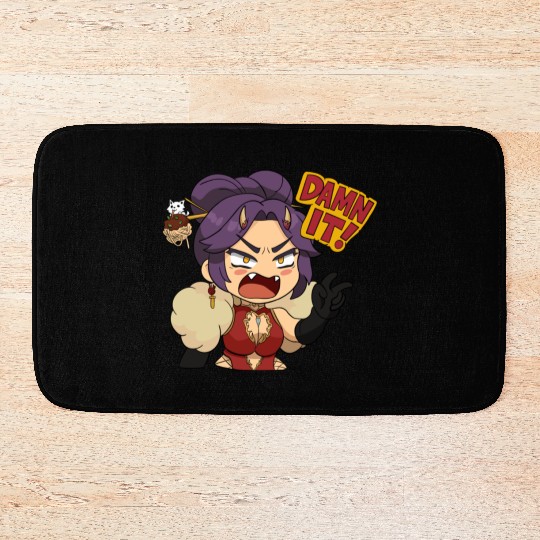 OniGiri AKA Giri Mario Party Style Sticker DAMN IT Bath Mats