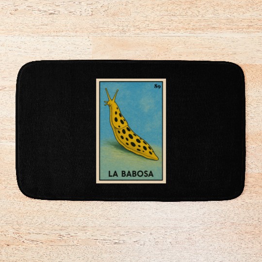 LA BABOSA - THE SLUG - LA LOTERÍA Bath Mats