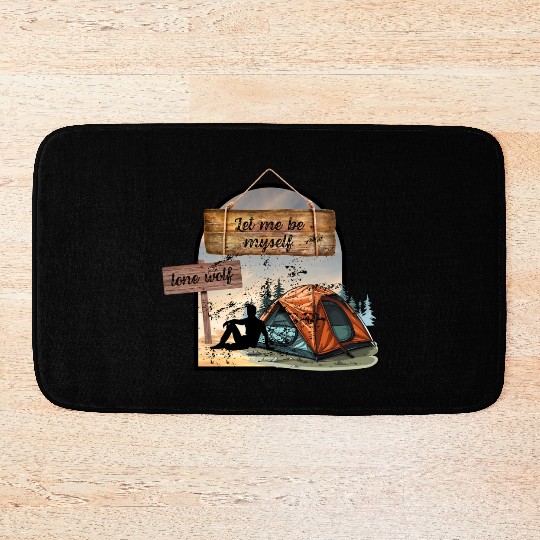 Lone Wolf Retreat Bath Mats