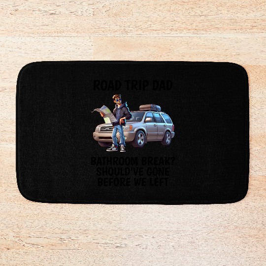 Road Trip Dad Design Bath Mats