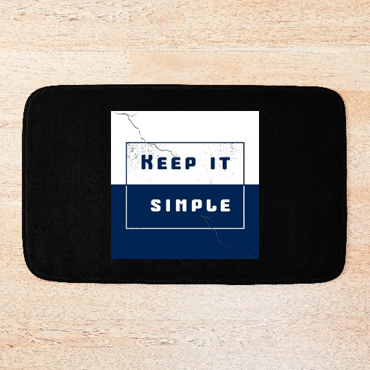 "Keep It Simple" Bath Mats