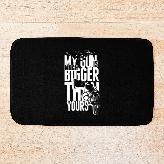 MY GUN Be For the Youth of the Street Bath Mats