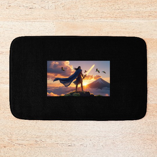 Rise of the Lone Warrior Bath Mats