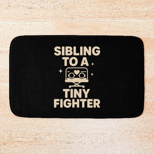 NICU Sibling Preemie Big Brother Big Sister Bath Mats