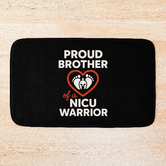 NICU Sibling Preemie Big Brother Big Sister Bath Mats