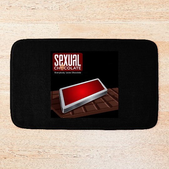 Sexual chocolate Bath Mats