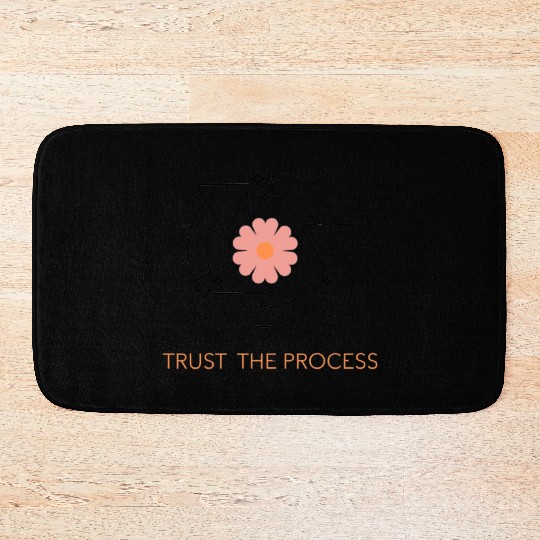 Trust the Process Blossom Bath Mats