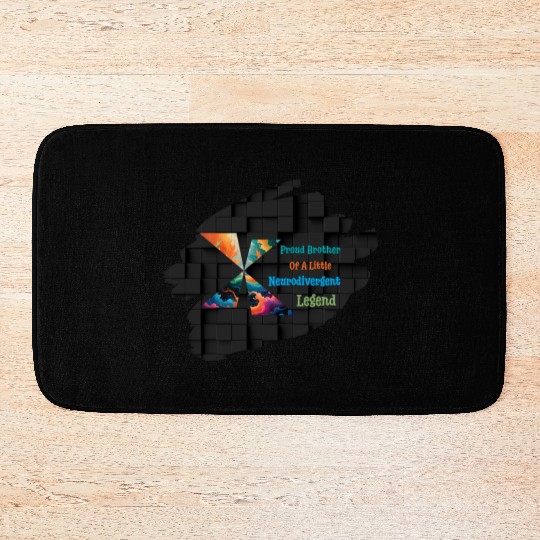 Neurodivergent Legend Bath Mats