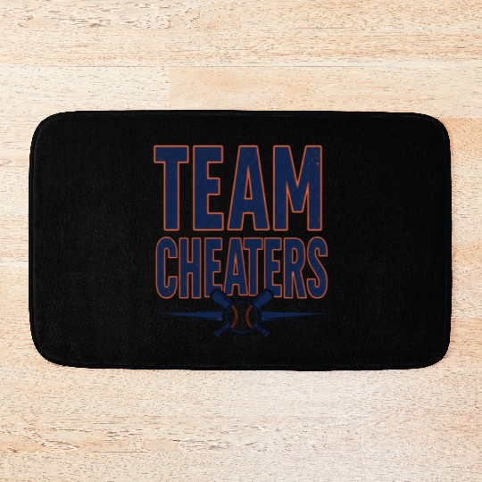 Houston Asterisks Baseball Team Cheaters Bath Mats