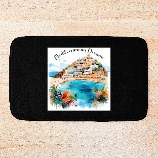 Mediterranean Dreams Bath Mats