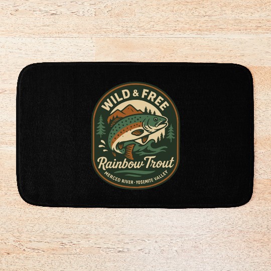 Rainbow Trout Bath Mats
