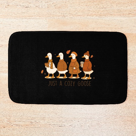Just A Cozy Goose Autumn Edition Bath Mats