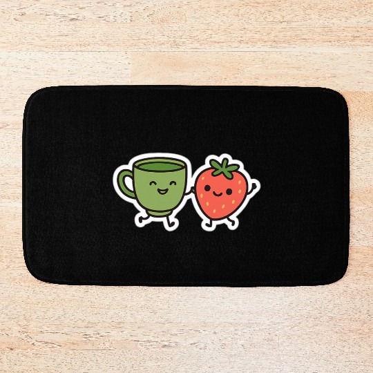 Matcha & Berry Besties Bath Mats