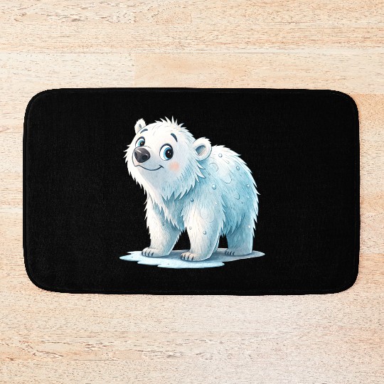 Snowflake the Cozy Cub Bath Mats