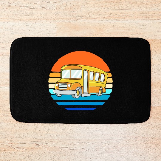 School Bus Driver Bath Mats