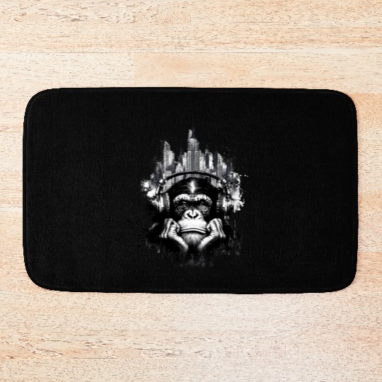Grunge Bored Ape Bath Mats