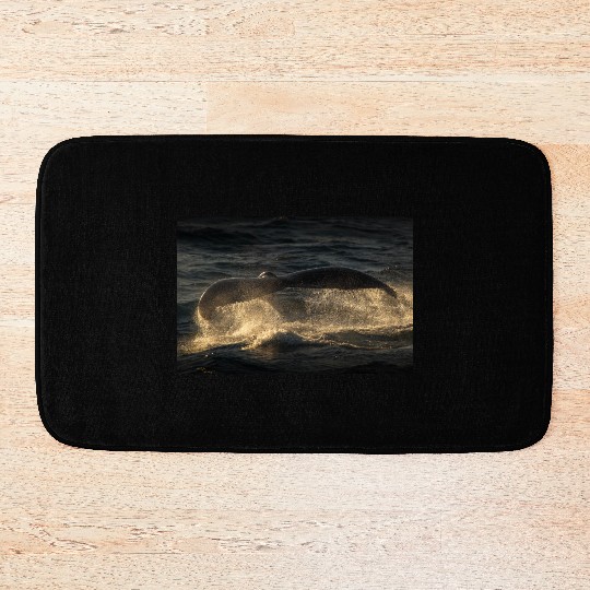 Humpback Whale Tail Bath Mats