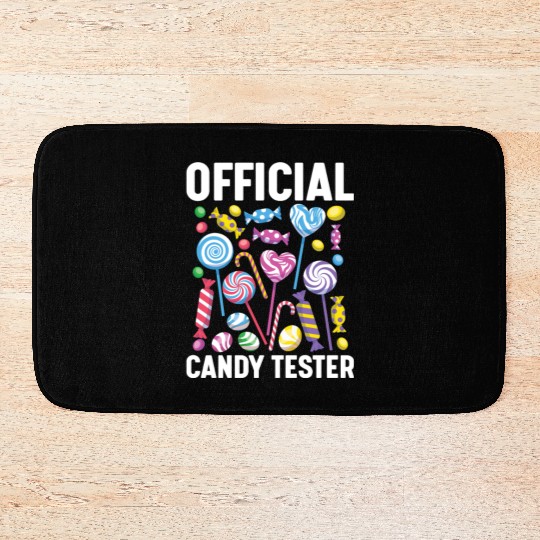 Official Candy Tester Lollipop Sweets 01 Bath Mats