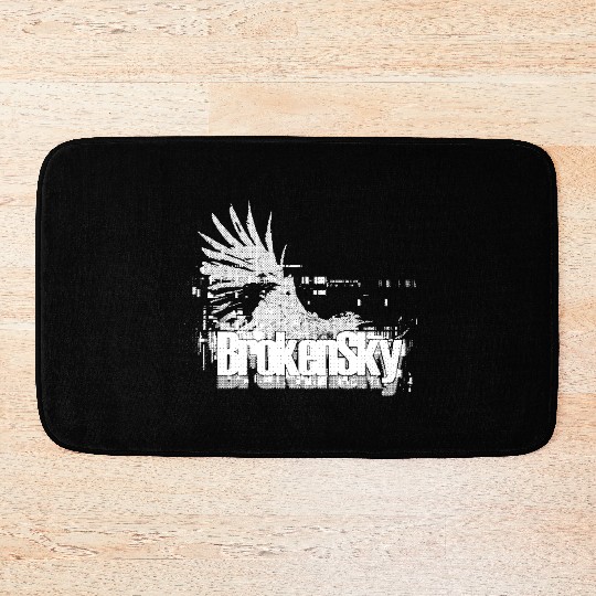 Vibrant Fireworks Night Skyline Bath Mats