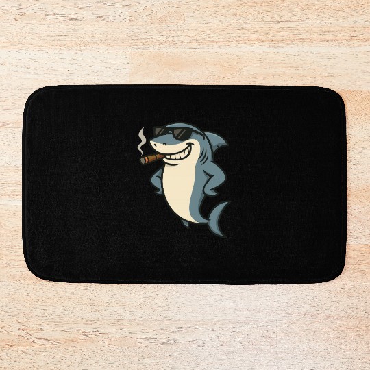 Cool Shark Vibes Bath Mats