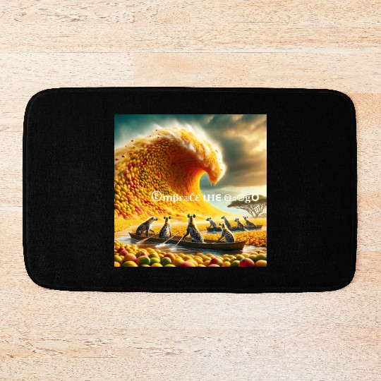 Embrace the Mango Bath Mats