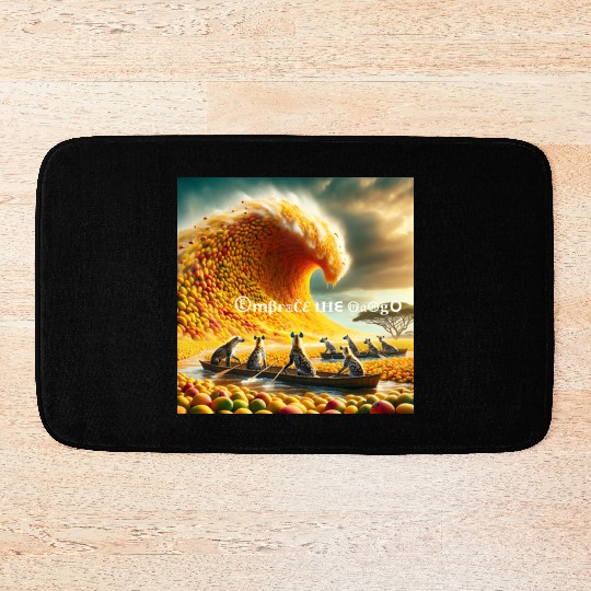 Embrace the Mango Bath Mats