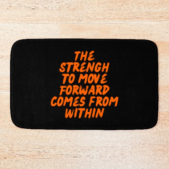 Self Growth Inner Strength Positive Mindset Bath Mats