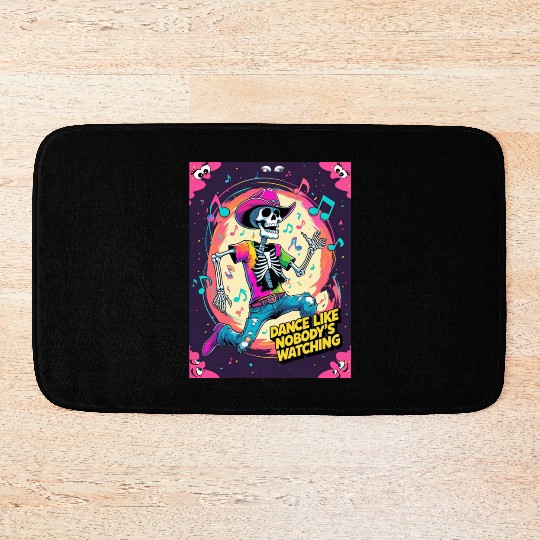 Dance Like Nobody’s Watching – Wild Skeleton Groov Bath Mats