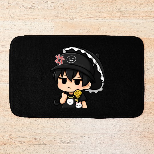 Chibi Joneda Angry Bath Mats